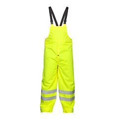 Kishigo 9665P Storm Stopper Rainwear Bib, Lime, Size 4X/5X-Large
