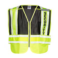 Kishigo 8055Bz 200 Psv Security, Public Safety Vest, Lime/Black, Size 2X/4X-Large