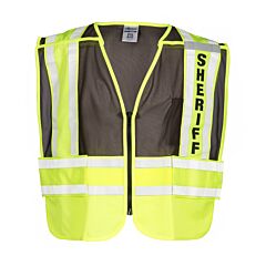 Kishigo 8054Bz 200 Psv Sheriff, Public Safety Vest, Lime/Brown, Size 2X/4X-Large