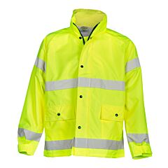 Kishigo 9665J Storm Stopper Rainwear Jacket, Lime, Size Small/Medium