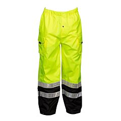 Kishigo Rwp106 Premium Black Series Rainwear Pants, Lime, Size Large/X-Large