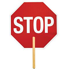 Kishigo 5960 Reflective: Engineer Grade 18" Stop Sign With 12" Handle, Red, One Size