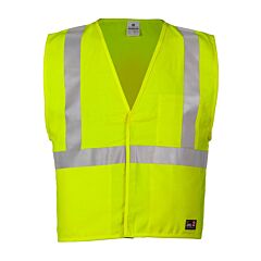 Kishigo F442 Fr Arc Vest, Flame Resistant, Lime, Size Medium