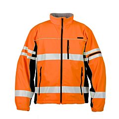 Ml Kishigo Js138 Premium Black Series Soft Shell Jacket, Orange, Size X-Large
