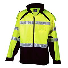Kishigo Rwj112 Premium Brilliant Series Rainwear Jacket, Lime, Size 4X/5X-Large