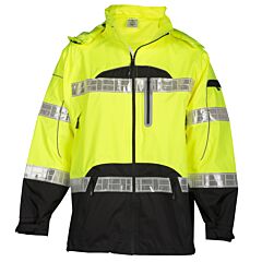 Kishigo Rwj106 Premium Black Series Rainwear Jacket, Lime, Size Large/X-Large