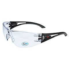 Radians Op1013Id Optima Iq Safety Glasses Black Frame - Clear Anti-Fog Lens