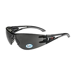 Radians Op1023Id Optima Iq Safety Glasses Black Frame - Smoke Anti-Fog Lens