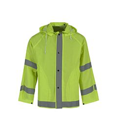 Neese 1820J Econo-Viz Jacket With Detachable Hood, Underarm Vents, Class 3, Hi-Vis, Lime, Size 4X-Large