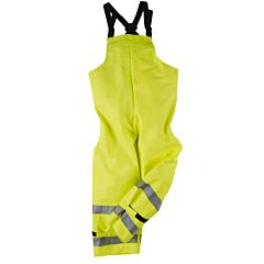 Neese 217Bt Bib Style Trousers, Class E, Hi-Vis Arc, Lime, Size 2X-Large