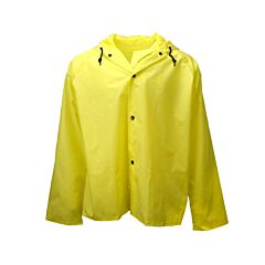 Neese 275Aj Rain Jacket With Attached Hood, Yellow, Size 2X-Large