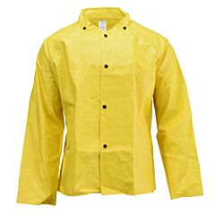 Neese 35Sj Jacket With Snaps For Hood, Chem Shield, Yellow, Size X-Small