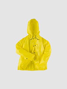Neese 375Aj Rain Jacket With Attached Hood, Yellow, Size 3X-Large