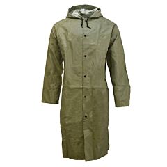 Neese 45Ac Coat With Attached Hood, Chem Shield, Green, Size Medium