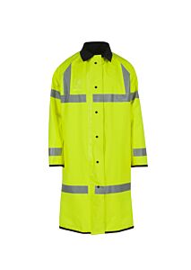 Neese 4703Rch3M Reversible Raincoat, Class 3, Hi-Vis, Lime/Black, Size 3X-Large