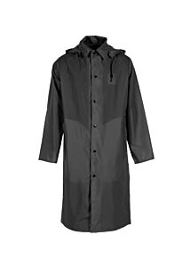 Neese 475Ch Long Coat Polyurethane/Nylon, Non-Ansi, Hi-Vis, Black, Size Small