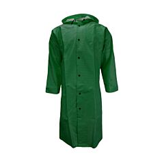 Neese 56Ac Raincoat With Attached Hood, Green, Size Small