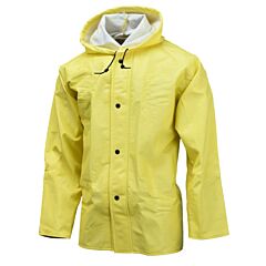 Neese 56Aj Rain Jacket With Attached Hood, Yellow, Size 2X-Large