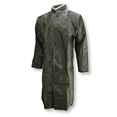 Neese 56Sc Raincoat With Snaps For Hood, Green, Size Large