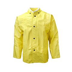Neese 56Sj Rain Jacket With Snaps For Hood, Yellow, Size 4X-Large