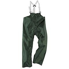 Neese 60Btf Bib Rain Pants With Safety Fly, Green, Size Small