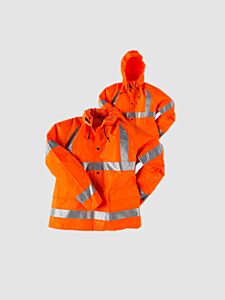 Neese 9002Aj Telcom Hi-Vis Jacket With Attached Hood, Class 3, Fr, Orange, Size Medium