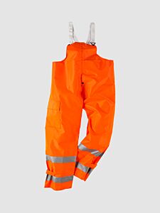 Neese 9002Btf Telcom Hi-Vis Bib Trousers With Safety Fly, Class 3, Fr, Orange, Size 2X-Large