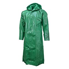 Neese 96Ac Coat With Attached Hood, Chem Shield, Green, Size Medium