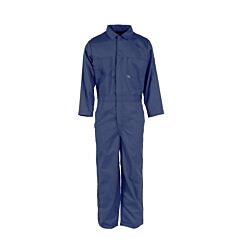 Neese Vi9Ca 9 Oz Indura Cotton Fr Fabric Cat Level 2, 11.5 Cal/Cm2, Fr Coveralls, Navy, Size Medium
