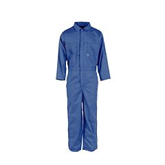 Neese Vi9Ca 9 Oz Indura Cotton Fr Fabric Cat Level 2, 11.5 Cal/Cm2, Fr Coveralls, Royal Blue, Size 4X-Large