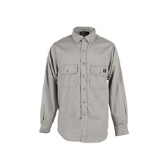 Neese Vn6Sh 6 Oz Nomex Cat Level 1, 5.8 Cal/Cm2, Fr Work Shirts, Gray, Size Large