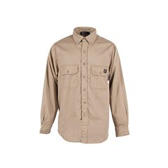 Neese Vn6Sh 6 Oz Nomex Cat Level 1, 5.8 Cal/Cm2, Fr Work Shirts, Khaki, Size 2X-Large