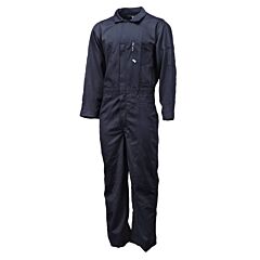 Neese Vu7Ca 7 Oz Ultra-Soft 88% Cotton/12% Nylon Cat Level 2, 8.5 Cal/Cm2, Fr Coveralls, Navy, Size 4X-Large