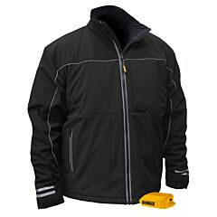 Radians Dchj072B Lightweight Heated Soft Shell Work Jacket, Heated Gear, Black, Size 3X-Large