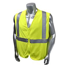 Radians Sv92Ej-2Zgs Custom Jersey Modacrylic Fr Class 2 Vest, Green, Size Medium