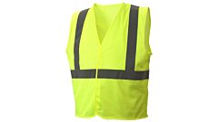Pyramex Rvhlm2910M Rvhlm29 Series Safety Vest, All Mesh Hi-Vis Lime Vest With Plain Bag, Size Medium, 1 Each