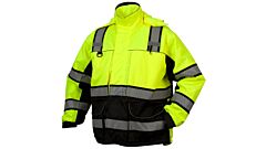 Pyramex Rpb3610X5 Rpb36 Series, Class 3 Multi-Layer Parka In Lime, 5X Large, 1 Each