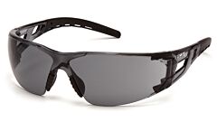 Pyramex Sb10220S Fyxate Safety Glasses, Black Frame, Gray Lens