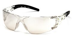 Pyramex Sb10280S Fyxate Safety Glasses, Black Frame, Indoor/Outdoor Mirror Lens