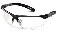 Pyramex Sbg10110Dtm Sitecore Safety Glasses, Black And Gray Frame, Clear H2Max Anti-Fog Lens