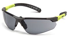 Pyramex Sgl10120D Sitecore Safety Glasses, Gray And Lime Frame, Gray Lens