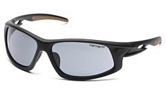 Carhartt Chb620Dt Ironside Safety Glasses, Black/Tan Frame, Gray Anti-Fog Lens