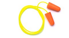 Pyramex Dp1001 Yellow Corded Taper Fit Disposable Earplugs Nrr 32Db, Orange, 100 Pair/Box