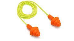 Pyramex Rp3001 Yellow Corded Reusable Orange Earplugs, Nrr 24Db, 50 Pair/Box