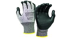 Pyramex Gl602C3M Microfoam Nitrile Ansi A2 Cut Resistant Gloves, Size Medium