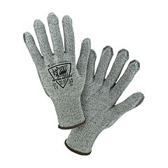 West Chester 713Dg/Xs Cut Resistant Gloves, Barracuda, Gray Hppe Seamless Knit Shell, Uncoated, Size X-Small