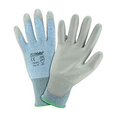 West Chester 718Hspu/S Cut Resistant Gloves, Posigrip, 18G Blue Hppe Shell, Palm, Silicone Free, Size Small