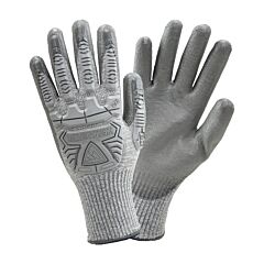 West Chester 710Hgub/M Gloves, R2 Silver Fox, Hppe, Gray Palm, Tpr Protection, Size Medium