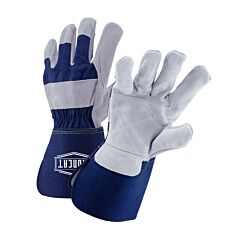 West Chester Ic8Dp/Xl Gloves, Ironcat Premium Split Leather Double Palm, Kevlar Sewn, Gauntlet, Size X-Large
