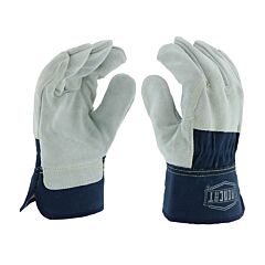 West Chester Ic65/Xl Gloves, Ironcat Split Cowhide, Premium Leather Palm, 3/4 Back, Kevlar Sewn, Size X-Large
